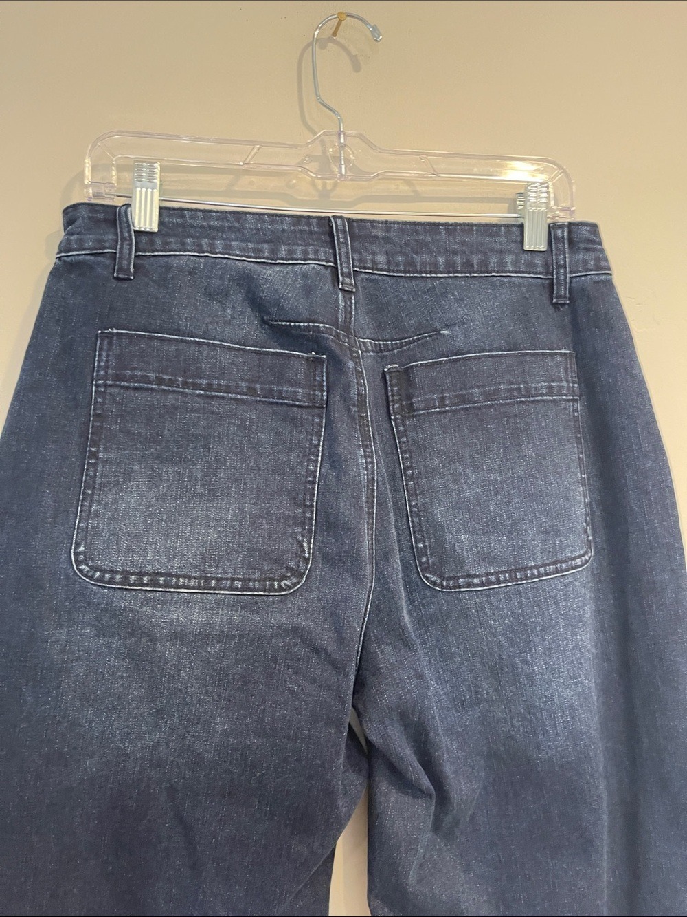 NWT Flamingals Dark Wash Barrel Jeans Size Large (10-12) - Picture 8 of 10
